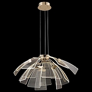 Люстра Wertmark Halla WE455.15.303 цвет плафона/подвески Прозрачный, цвет арматуры Золото-1