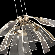 Люстра Wertmark Halla WE455.15.303 цвет плафона/подвески Прозрачный, цвет арматуры Золото-2