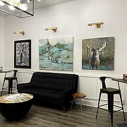 Подсветка для картин Covali WL-30643 цвет плафона/подвески Латунь, цвет арматуры Латунь-7