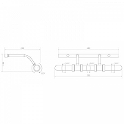 Подсветка для картин Covali WL-52013 цвет плафона/подвески Серебро, цвет арматуры Серебро-8