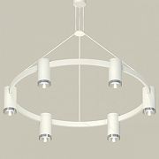 Люстра Ambrella Light XB XB9021151 цвет плафона/подвески Белый, Серебро, цвет арматуры Белый, Серебро