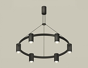 Люстра Ambrella Light XB XB9022101 цвет плафона/подвески Серебро, Черный, цвет арматуры Черный-1