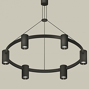 Люстра Ambrella Light XB XB9022150 цвет плафона/подвески Черный, цвет арматуры Черный