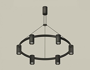 Люстра Ambrella Light XB XB9022150 цвет плафона/подвески Черный, цвет арматуры Черный-1