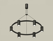 Люстра Ambrella Light XB XB9022151 цвет плафона/подвески Серебро, Черный, цвет арматуры Черный-1