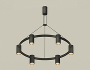 Люстра Ambrella Light XB XB9022152 цвет плафона/подвески Черный, Золото, цвет арматуры Черный-1