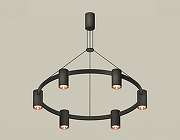 Люстра Ambrella Light XB XB9022153 цвет плафона/подвески Золото, Черный, цвет арматуры Черный-1