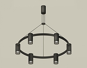 Люстра Ambrella Light XB XB9022201 цвет плафона/подвески Черный, цвет арматуры Черный-1