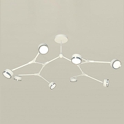 Люстра на штанге Ambrella Light XB XB9059151 цвет плафона/подвески Белый, Бежевый, Серебро, цвет арматуры Белый