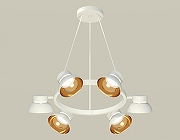 Люстра Ambrella Light XB XB9191101 цвет плафона/подвески Белый, Золото, Прозрачный, цвет арматуры Белый