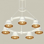 Люстра Ambrella Light XR XR92031402 цвет плафона/подвески Белый, Золото, Прозрачный, цвет арматуры Белый