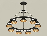 Люстра Ambrella Light XR XR92051702 цвет плафона/подвески Золото, Черный, цвет арматуры Черный-1