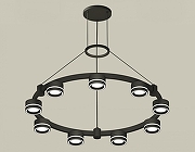 Люстра Ambrella Light XR XR92051901 цвет плафона/подвески Белый, Черный, цвет арматуры Черный-1