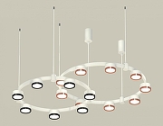 Люстра Ambrella Light XR XR92081210 цвет плафона/подвески Золото, Черный, цвет арматуры Белый