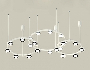 Люстра Ambrella Light XR XR92082100 цвет плафона/подвески Серебро, Черный, цвет арматуры Белый