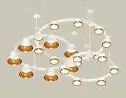 Люстра Ambrella Light XR XR92212001 цвет плафона/подвески Белый, Золото, Прозрачный, цвет арматуры Белый
