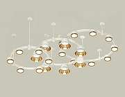 Люстра Ambrella Light XR XR92212001 цвет плафона/подвески Белый, Золото, Прозрачный, цвет арматуры Белый-2