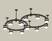 Люстра Ambrella Light XR XR92221001 цвет плафона/подвески Белый, Черный, цвет арматуры Черный