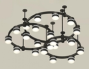 Люстра Ambrella Light XR XR92222220 цвет плафона/подвески Белый, Черный, цвет арматуры Черный