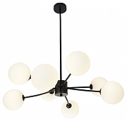 Люстра на штанге Zortes Blo ZRS.1178.08 цвет плафона/подвески Белый, цвет арматуры Черный