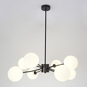 Люстра на штанге Zortes Blo ZRS.1178.08 цвет плафона/подвески Белый, цвет арматуры Черный-6