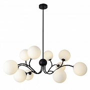 Люстра на штанге Zortes Blo ZRS.1178.12 цвет плафона/подвески Белый, цвет арматуры Черный-2