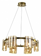 Люстра Zortes Rony ZRS.1200.06 цвет плафона/подвески Оранжевый, цвет арматуры Латунь-3