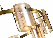 Люстра Zortes Rony ZRS.1200.08 цвет плафона/подвески Оранжевый, цвет арматуры Латунь-5