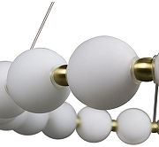 Люстра Zortes Kranz ZRS.1585.21 цвет плафона/подвески Белый, цвет арматуры Латунь-7