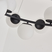 Люстра Zortes Blume ZRS.1777.05 цвет плафона/подвески Белый, цвет арматуры Черный-7