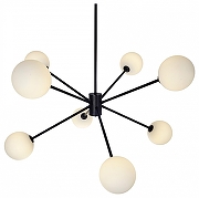 Люстра на штанге Zortes Ragy ZRS.1883.8 цвет плафона/подвески Белый, цвет арматуры Черный-11