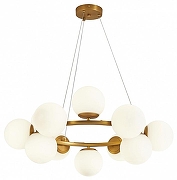 Люстра Zortes Blume ZRS.1895.04 цвет плафона/подвески Белый, цвет арматуры Латунь-2