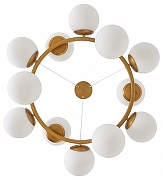 Люстра Zortes Blume ZRS.1895.04 цвет плафона/подвески Белый, цвет арматуры Латунь-3