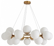 Люстра Zortes Blume ZRS.1895.05 цвет плафона/подвески Белый, цвет арматуры Латунь-6