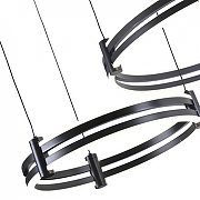 Люстра Zortes Duble-R ZRS.27510.02 цвет плафона/подвески Белый, Черный, цвет арматуры Черный-2