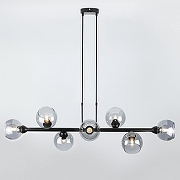 Люстра Rivoli Irmhild Б0051271 цвет плафона/подвески Дымчатый, цвет арматуры Черный-6