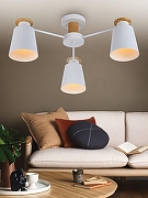 Люстра Rivoli Adna Б0053435 цвет плафона/подвески Белый, цвет арматуры Белый-3