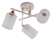 Люстра на штанге Rivoli Tammy Б0059258 цвет плафона/подвески Белый, цвет арматуры Белый, Золото