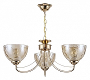 Люстра Rivoli Adrianne Б0060994 цвет плафона/подвески Тонированный, цвет арматуры Золото-1
