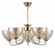Люстра Rivoli Adrianne Б0060997 цвет плафона/подвески Тонированный, цвет арматуры Золото-1