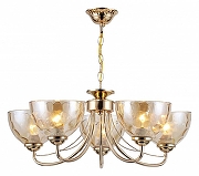 Люстра Rivoli Adrianne Б0060997 цвет плафона/подвески Тонированный, цвет арматуры Золото-2