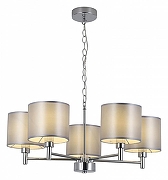 Люстра Rivoli Martha Б0061941 цвет плафона/подвески Серый, цвет арматуры Хром-1