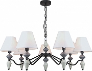 Люстра Rivoli Alisia Б0066440 цвет плафона/подвески Белый, цвет арматуры Белый, Серый, Черный-1