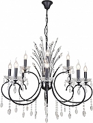 Люстра Rivoli Anamaria Б0066449 цвет плафона/подвески Прозрачный, цвет арматуры Черный-1