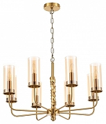 Люстра Rivoli Marinela Б0066476 цвет плафона/подвески Янтарный, цвет арматуры Медь-1