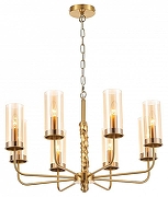 Люстра Rivoli Marinela Б0066476 цвет плафона/подвески Янтарный, цвет арматуры Медь-2