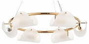 Люстра Rivoli Mariana Б0066491 цвет плафона/подвески Белый, цвет арматуры Золото
