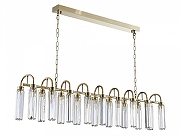 Люстра Newport DIVA М0070342 цвет плафона/подвески Золото, Прозрачный, цвет арматуры Золото