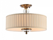 Люстра Newport 3100 М0070495 цвет плафона/подвески Бежевый, цвет арматуры Прозрачный, Латунь