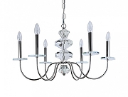 Люстра Newport VANESSA М0070660 цвет плафона/подвески Прозрачный, цвет арматуры Никель